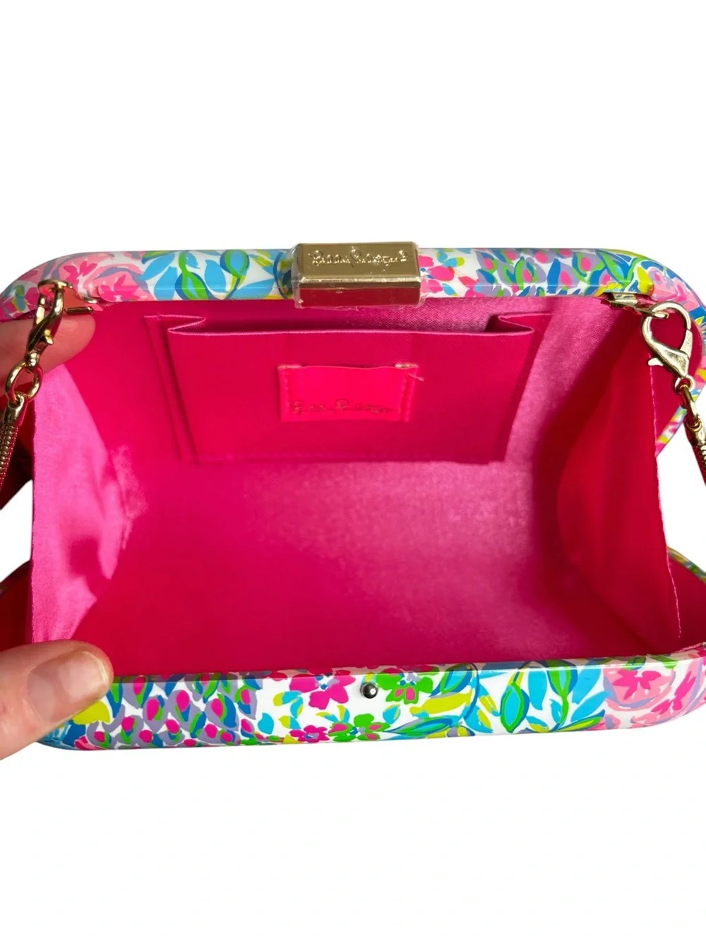 Lilly Pulitzer Hardshell Clutch A Cherry on Top